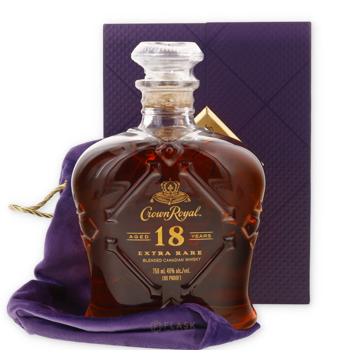 Crown Royal Extra Rare 18 Year Old Canadian Whisky - Flask Fine Wine & Whisky