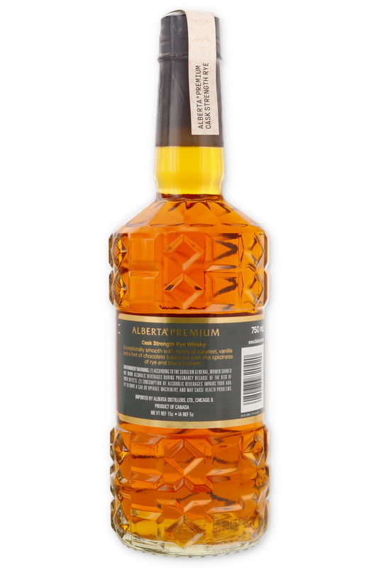 Alberta Cask Strength Limited Edition Canadian Rye Whiskey 63.7% - Flask Fine Wine & Whisky