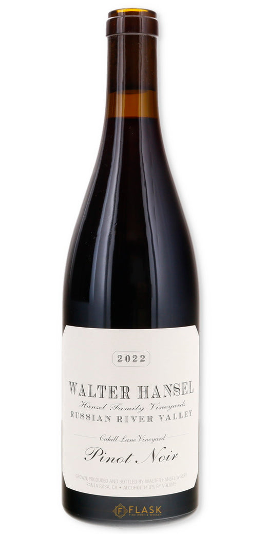 Walter Hansel Pinot Noir Cahill Lane 2022 - Flask Fine Wine & Whisky