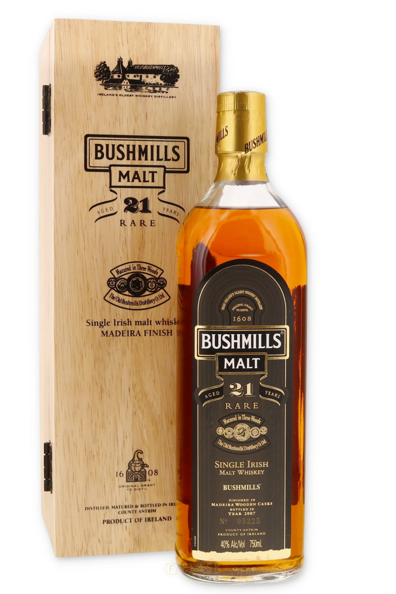 Buy Bushmills 21 Year Old Three Wood Madeira Finish 2008 Release