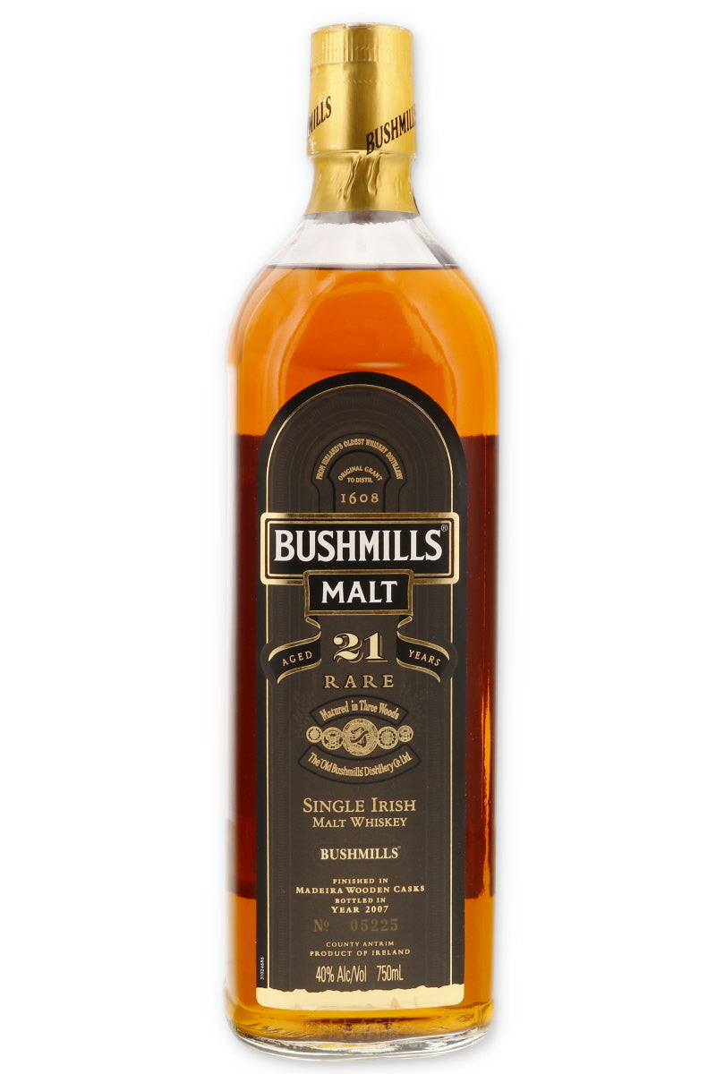 Bushmills 21 Year Old Three Wood Madeira Finish 2007 Release