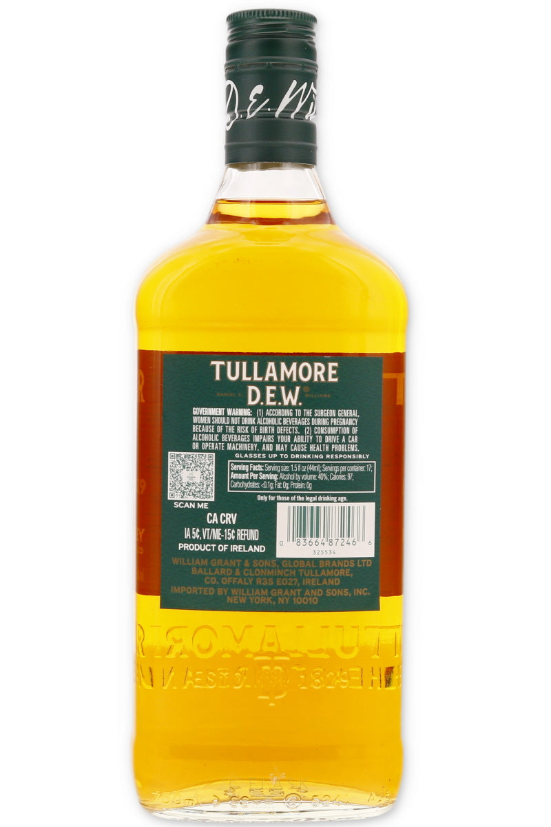 Tullamore Dew Original Irish Whiskey 750ml | Irish Whiskey | Flask