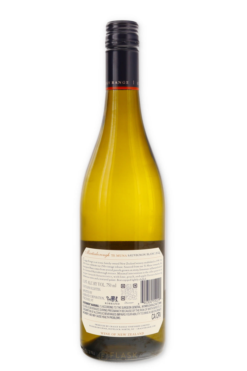 Craggy Range Sauvignon Blanc Te Muna Road Vineyard Martinborough 2024