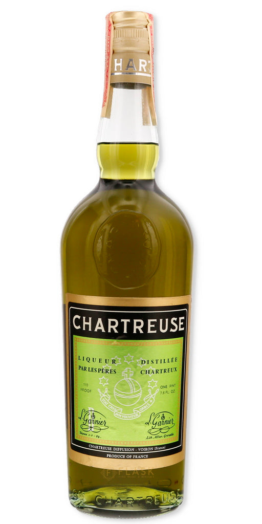 Chartreuse Voiron Green Vintage 1960s [Mid Neck] - Flask Fine Wine & Whisky