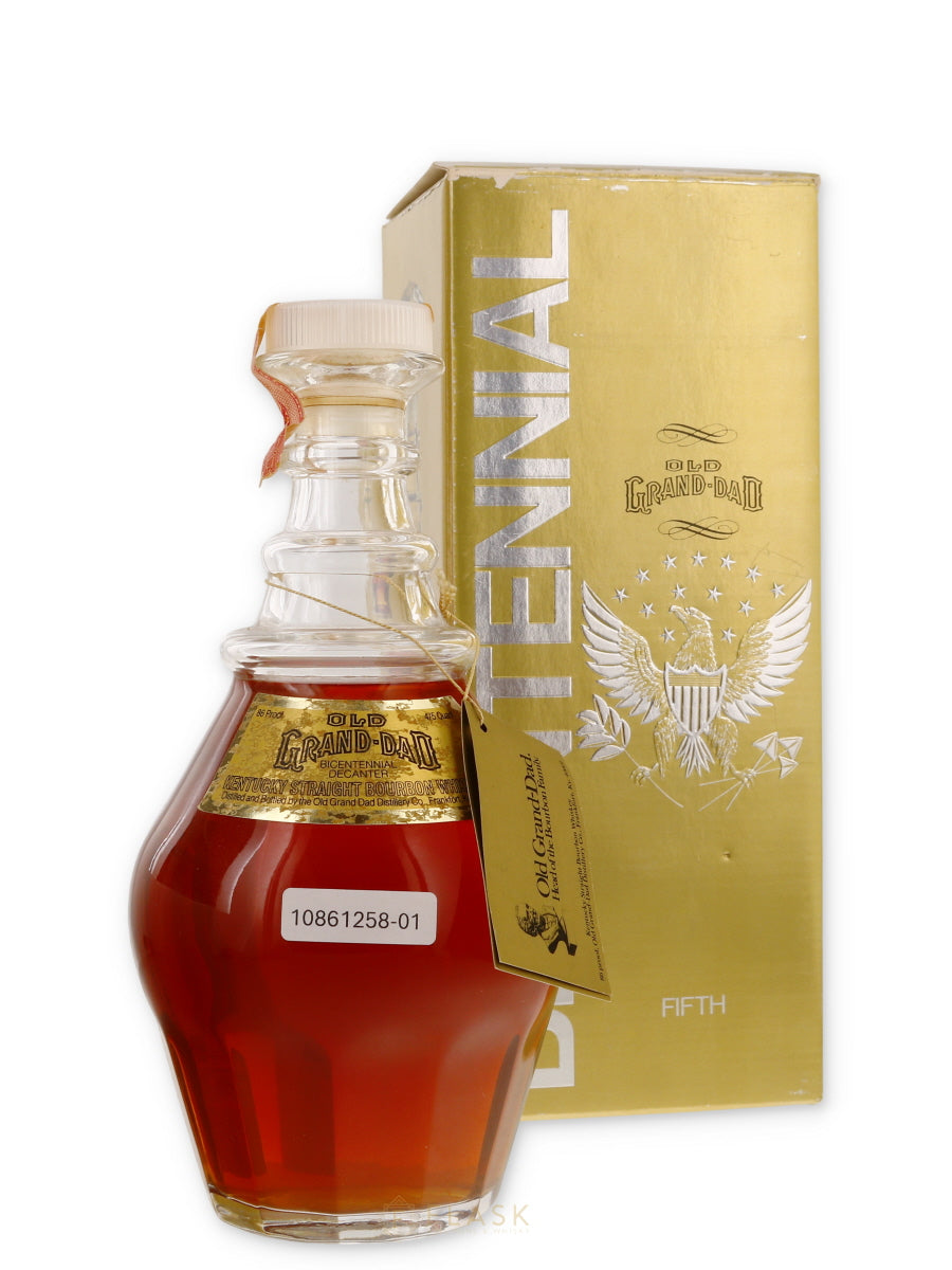 Old Grand Dad Bourbon Bicentennial Decanter 1976 4/5 Qt. [Gift Box]