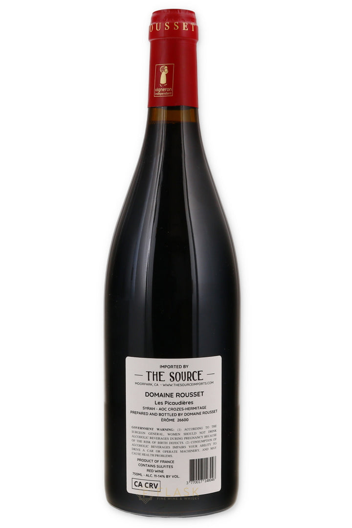 Domaine Rousset Crozes Hermitage Rouge Les Picaudieres 2023 - Flask Fine Wine & Whisky