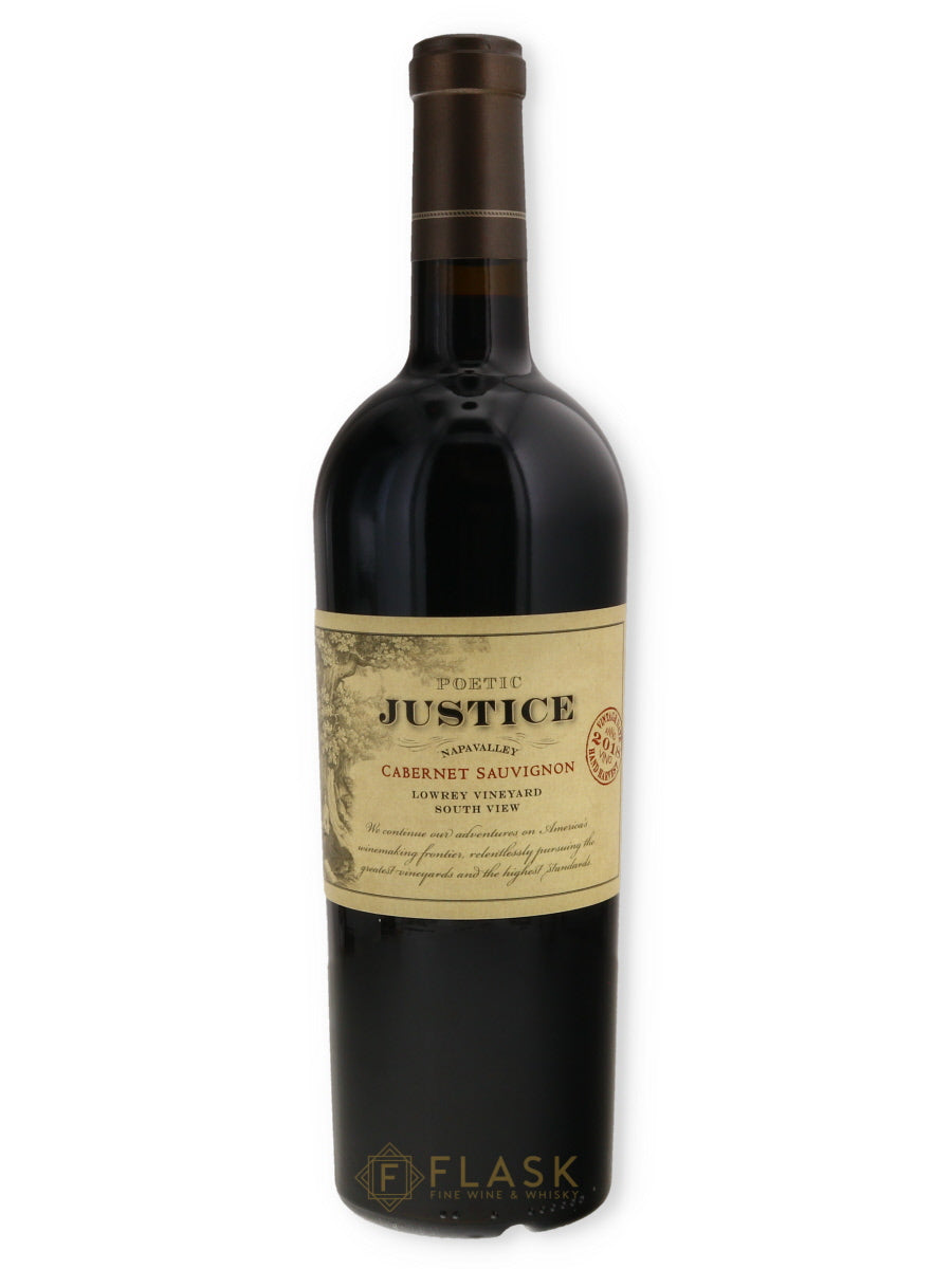 Poetic Justice Cabernet Sauvignon Lowrey Vineyard South View 2018 - Flask Fine Wine & Whisky