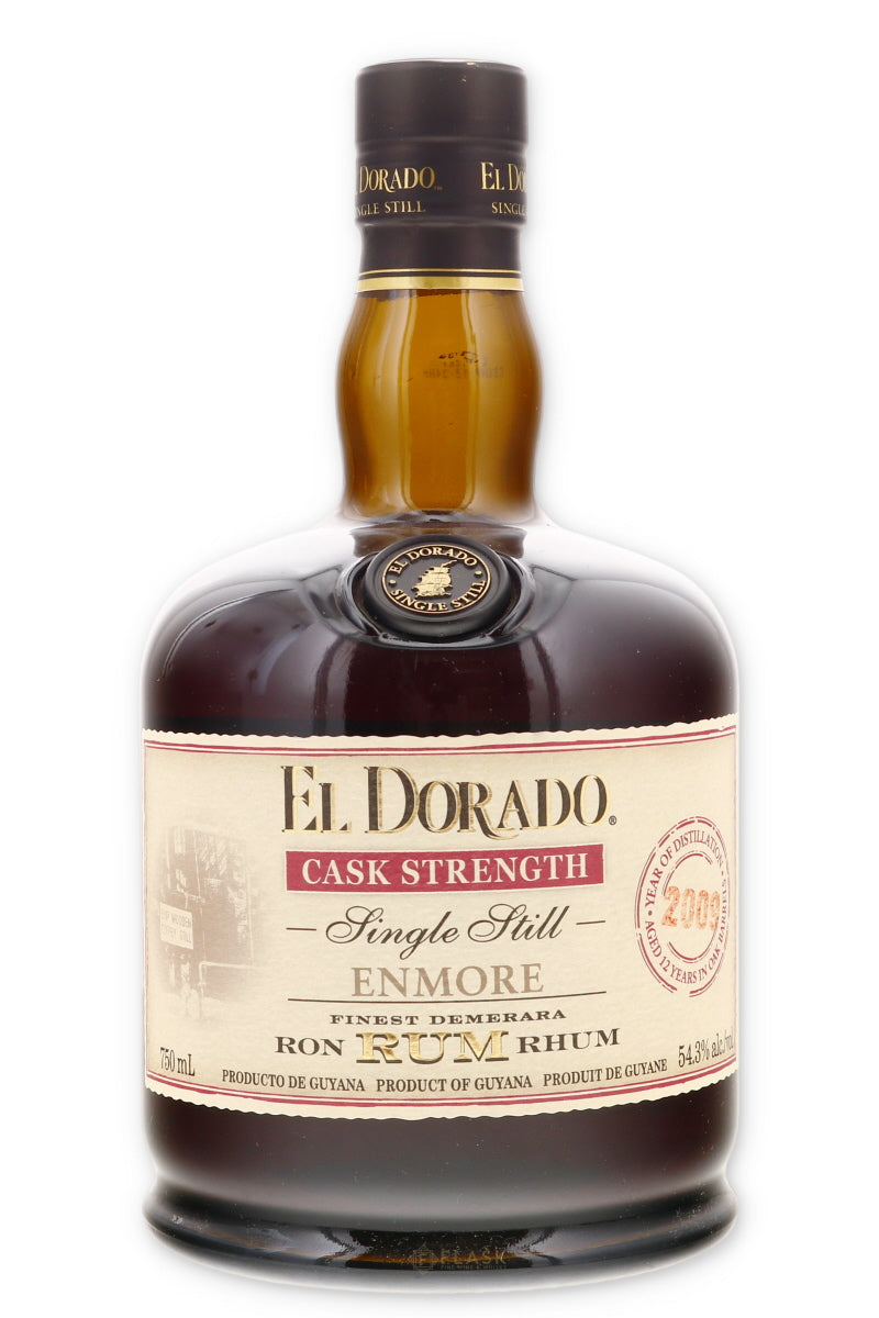 El Dorado Enmore Single Still Rum 2009 Cask Strength 12 Year Old - Flask Fine Wine & Whisky