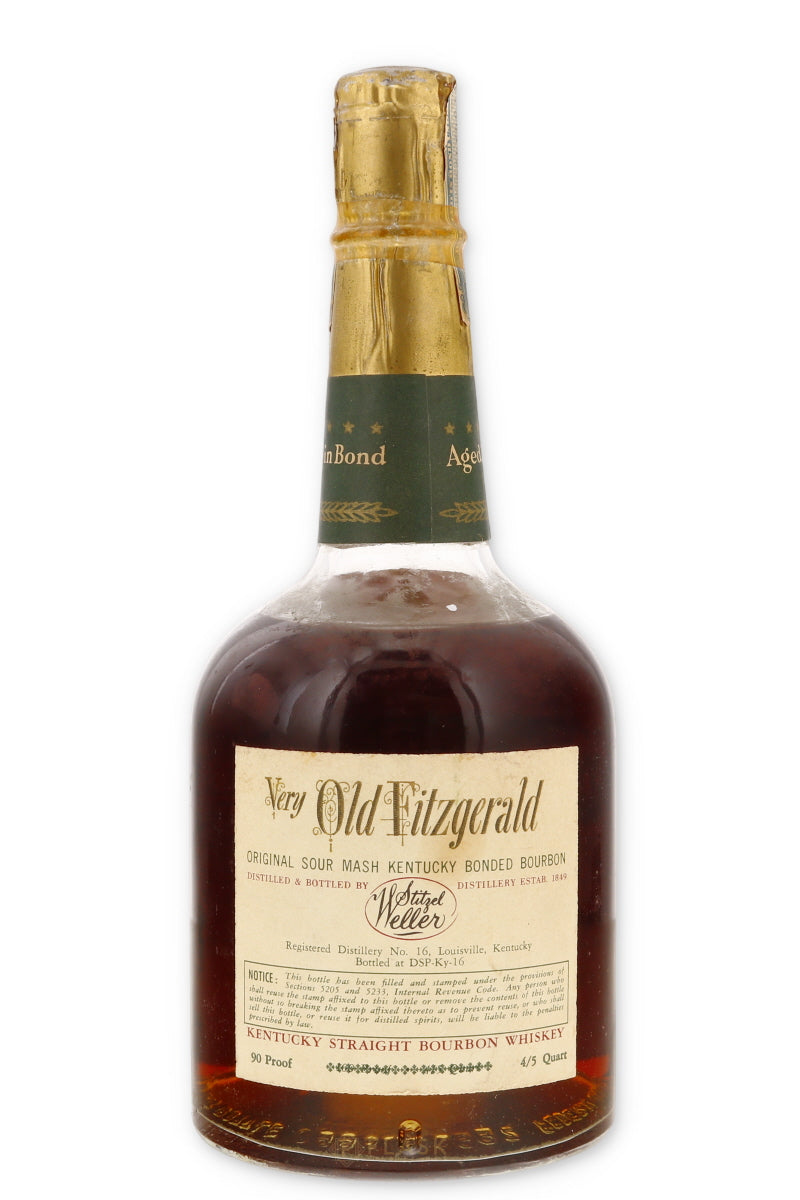 Buy Very Old Fitzgerald 1958 8 Year Old Bourbon Bottled in Bond