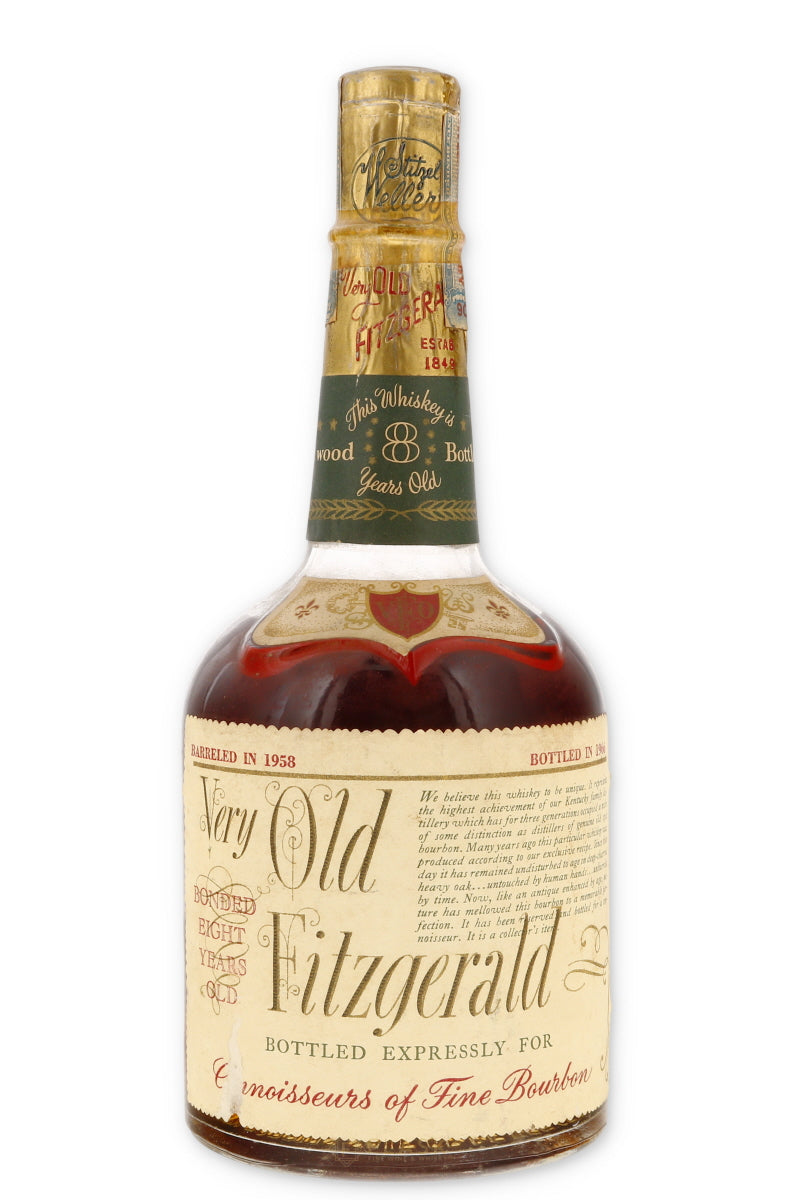 Very Old Fitzgerald 1958 8 Year Old Bourbon Bottled in Bond 90 Proof / Stitzel-Weller [Gift Box]