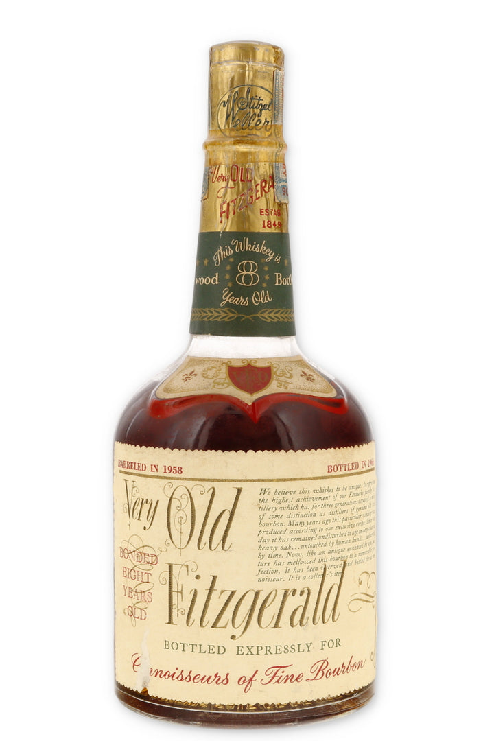 Very Old Fitzgerald 1958 8 Year Old Bourbon Bottled in Bond 90 Proof / Stitzel-Weller [Gift Box]