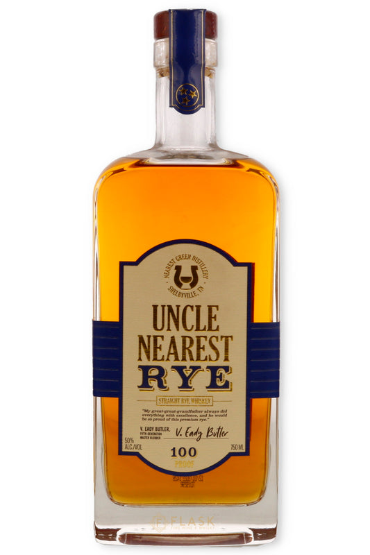 Uncle Nearest Straight Rye 100pf Whisky - Flask Fine Wine & Whisky