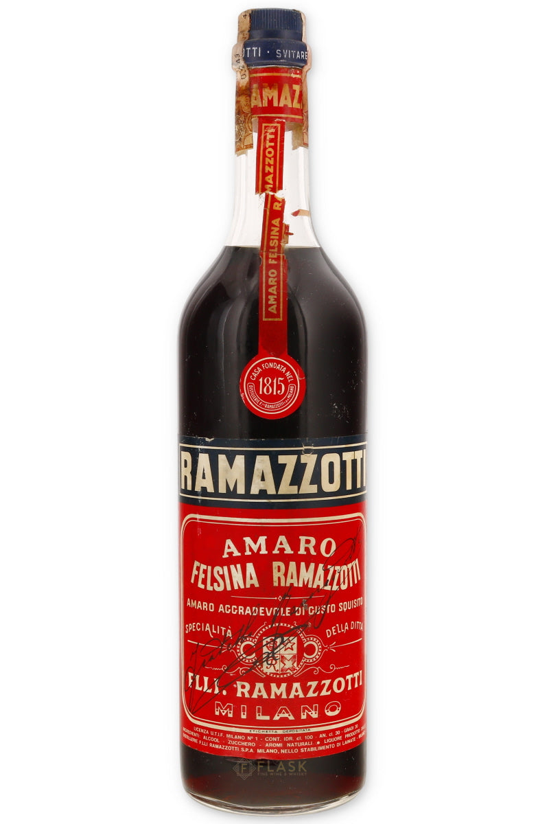 Felsina Ramazzotti Vintage Amaro 1960s 1 Liter - Flask Fine Wine & Whisky