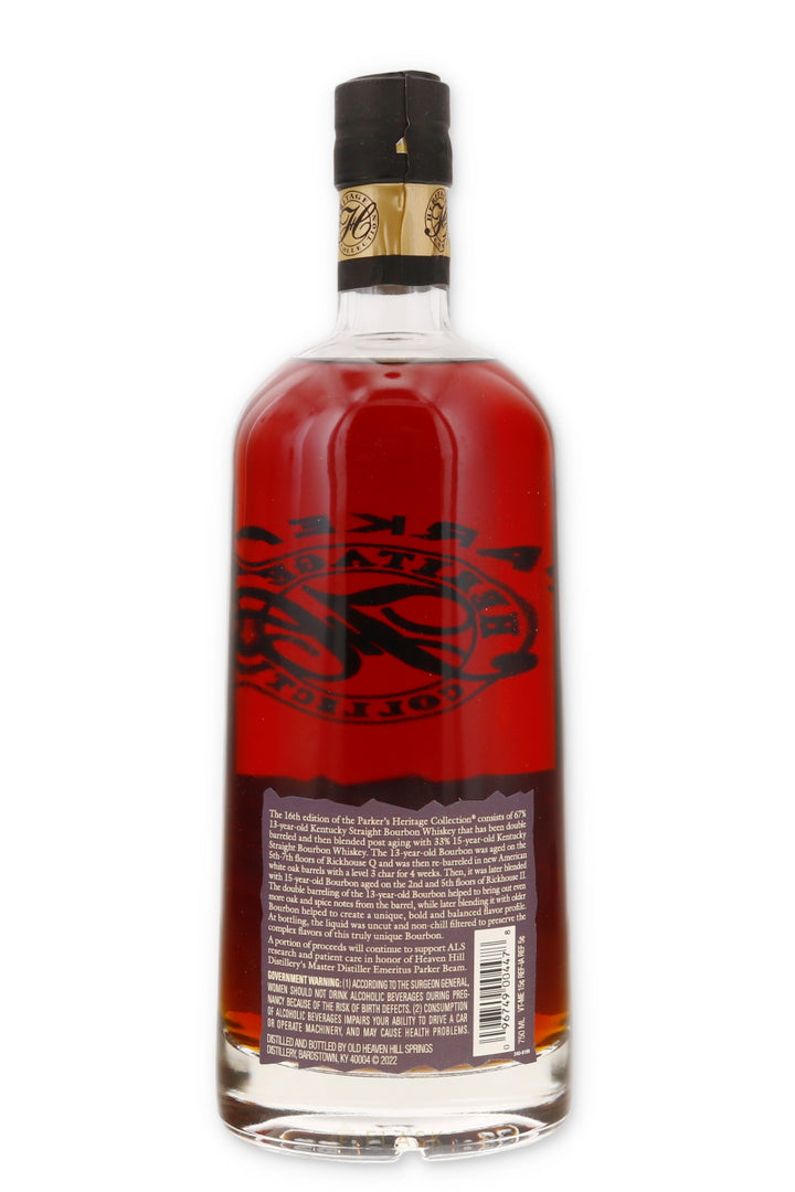 Parker's Heritage 16th Edition Double Barreled Blend Bourbon