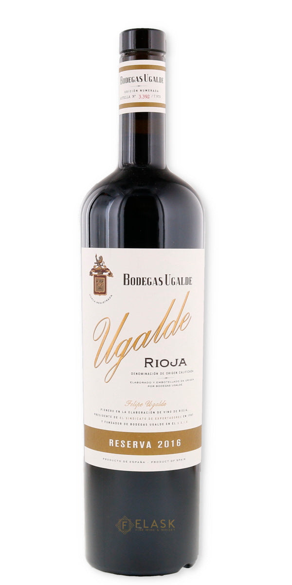 Bodegas Ugalde Rioja Reserva Felipe Ugalde 2016 - Flask Fine Wine & Whisky