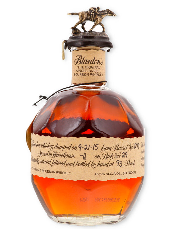 Blantons Single Barrel Bourbon Bottled 2015 - Flask Fine Wine & Whisky