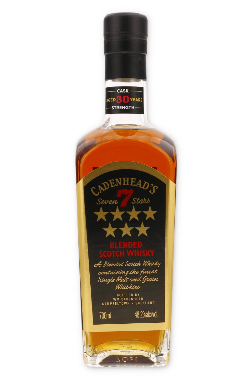 Cadenheads 30 Year Old 7 Star Cask Strength Blended Scotch Whisky - Flask Fine Wine & Whisky