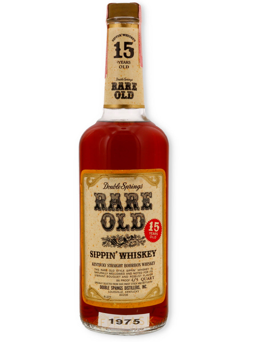 Double Springs 15 Year Rare Old Vintage Bourbon 1975