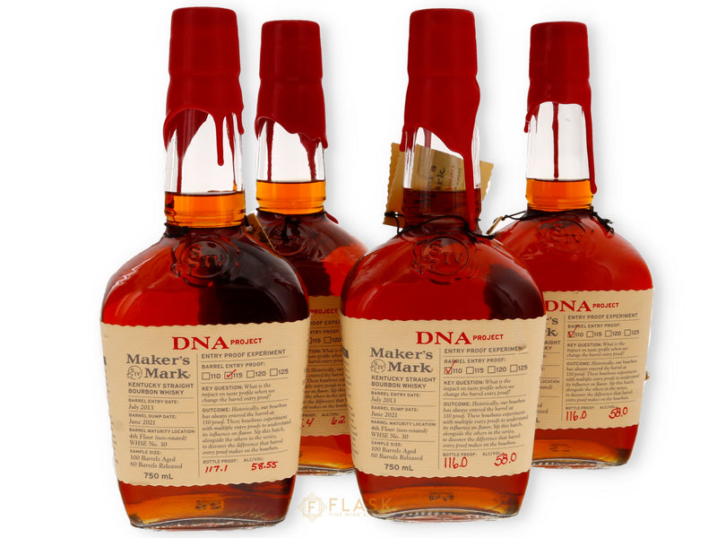 Maker’s Mark DNA Project Full 4 Bottle Set - Flask Fine Wine & Whisky