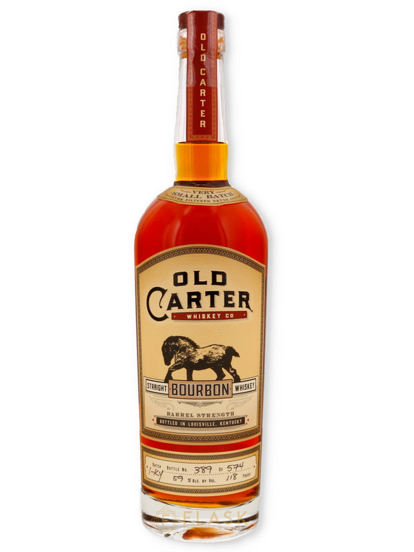 Old Carter Very Small Batch Barrel Strength Bourbon Batch 1-KY 118 Proof 1 of 574 - Flask Fine Wine & Whisky