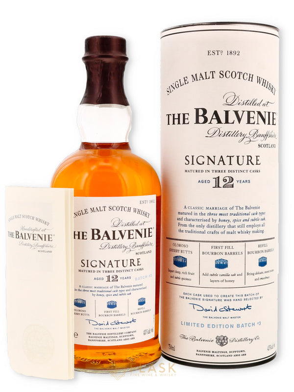 Balvenie Signature 12 Year Old Single Malt Batch 3 - Flask Fine Wine & Whisky
