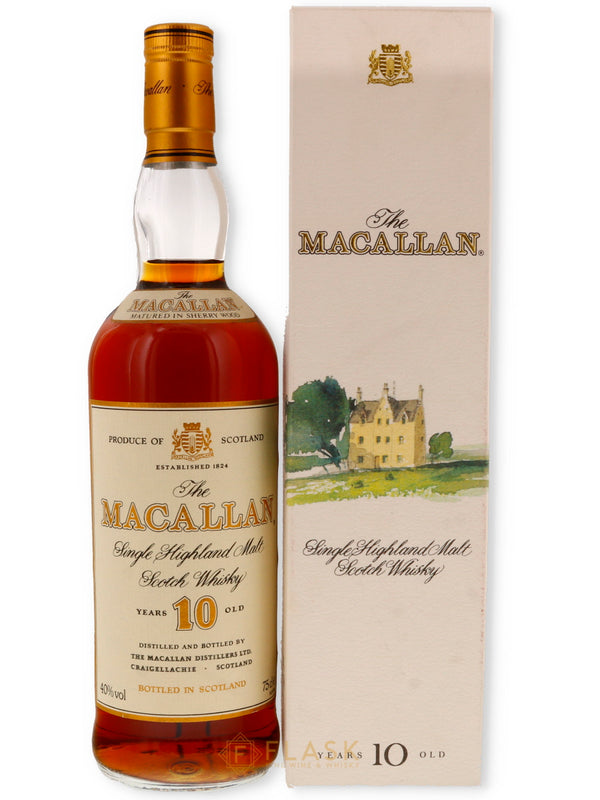 Macallan 10 Year Old 1980s [With Box] - Flask Fine Wine & Whisky