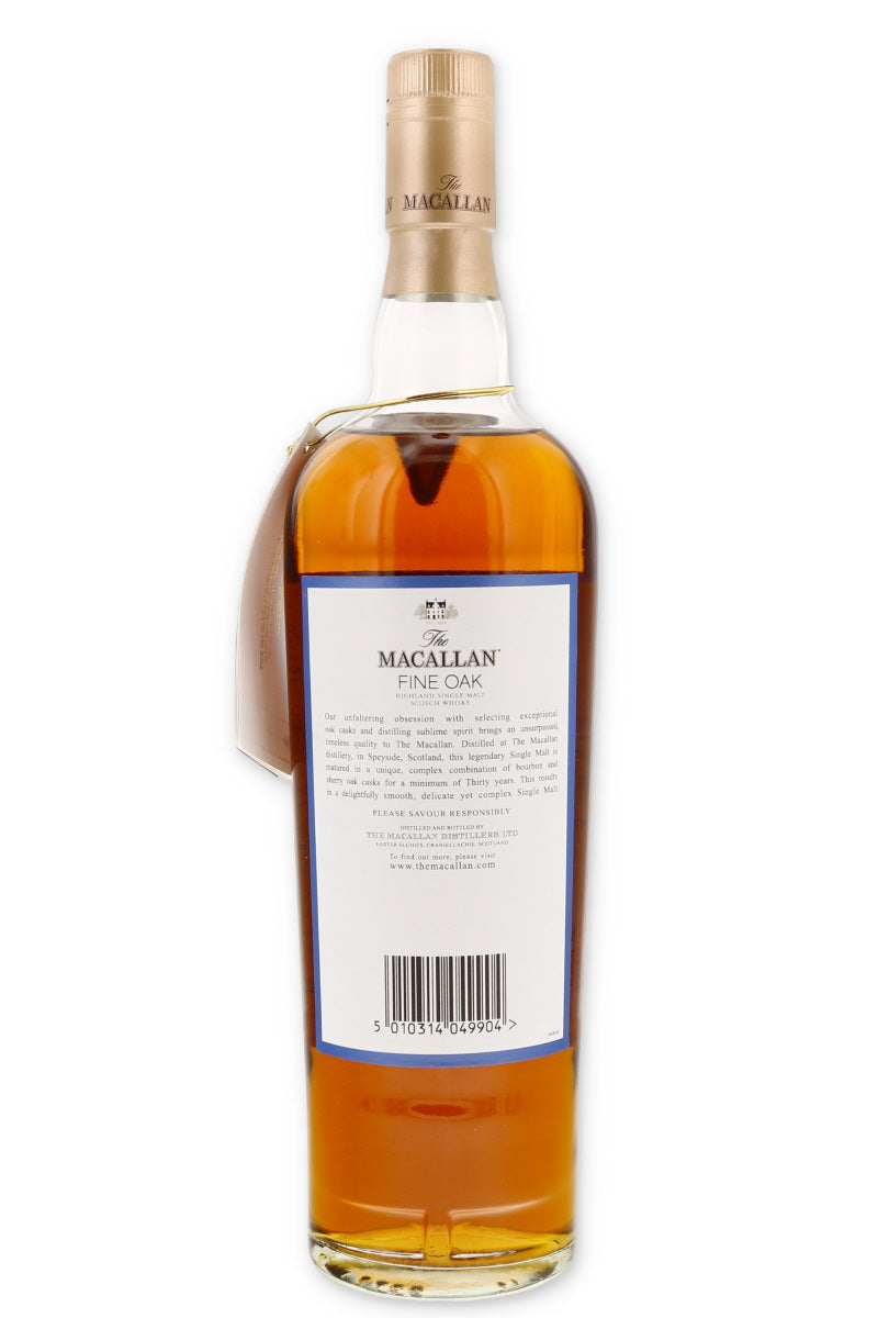 Macallan 30 Year Old Fine Oak Blue Box 700ml [Pre-2008, Box Note]