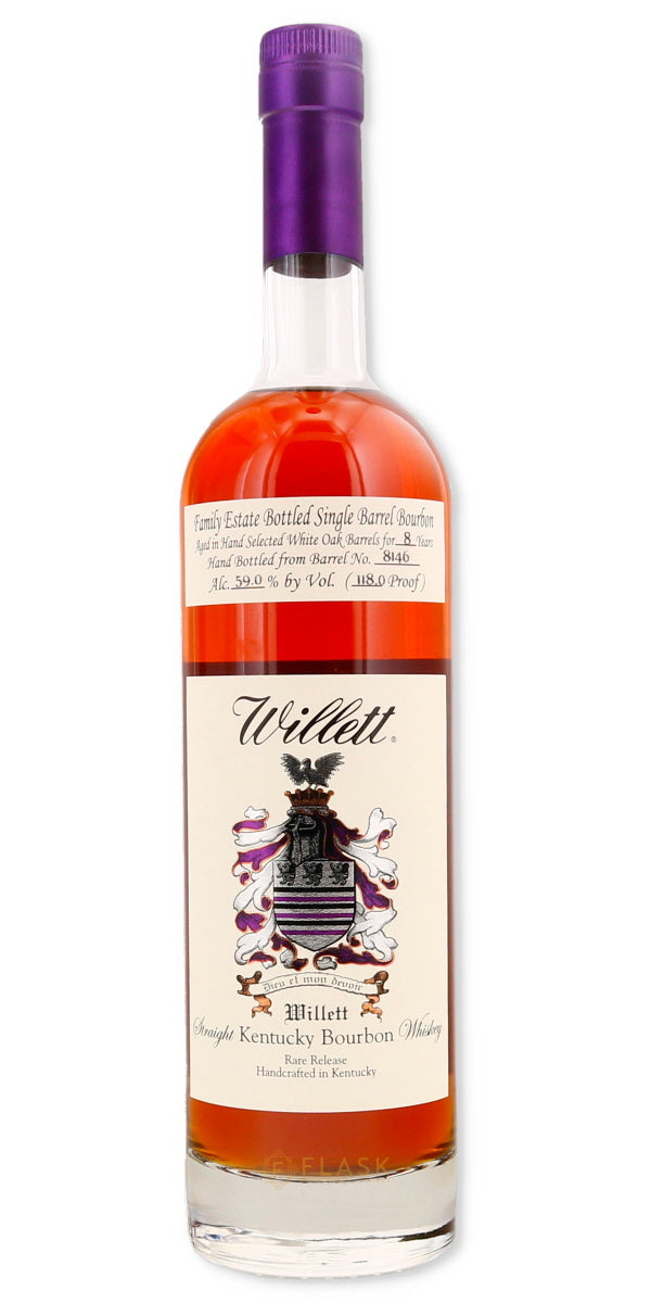 Willett Family Estate 8 Year Old Single Barrel Bourbon #8146 118 Proof - Flask Fine Wine & Whisky