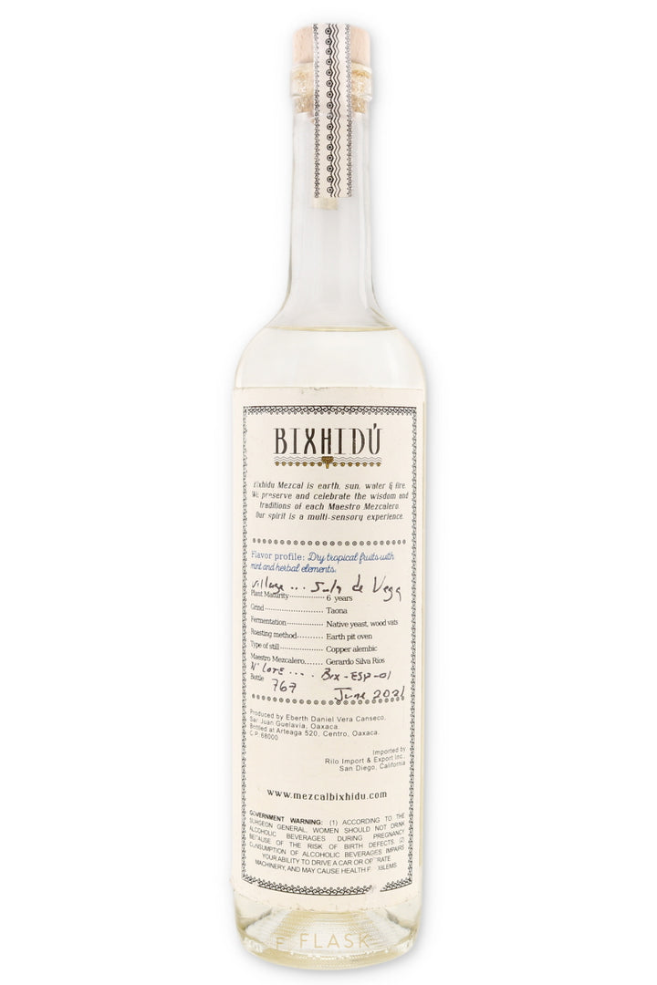 Bixhidu Mezcal Artesanal Espadin 49.1% 750ml