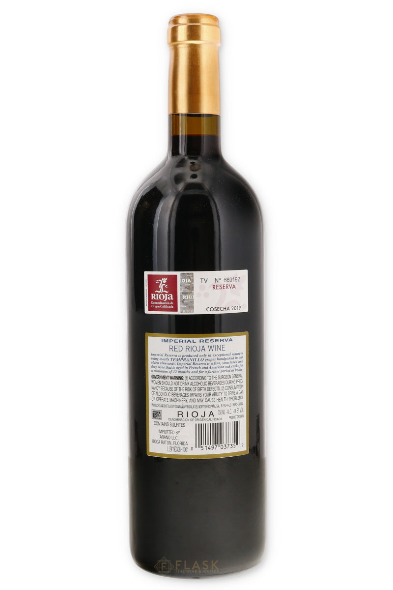 CVNE Imperial Rioja Reserva 2019 - Flask Fine Wine & Whisky