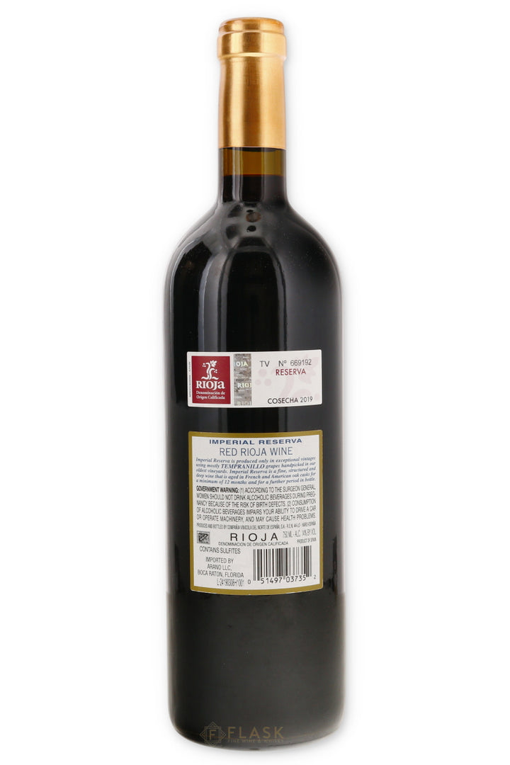 CVNE Imperial Rioja Reserva 2019 - Flask Fine Wine & Whisky