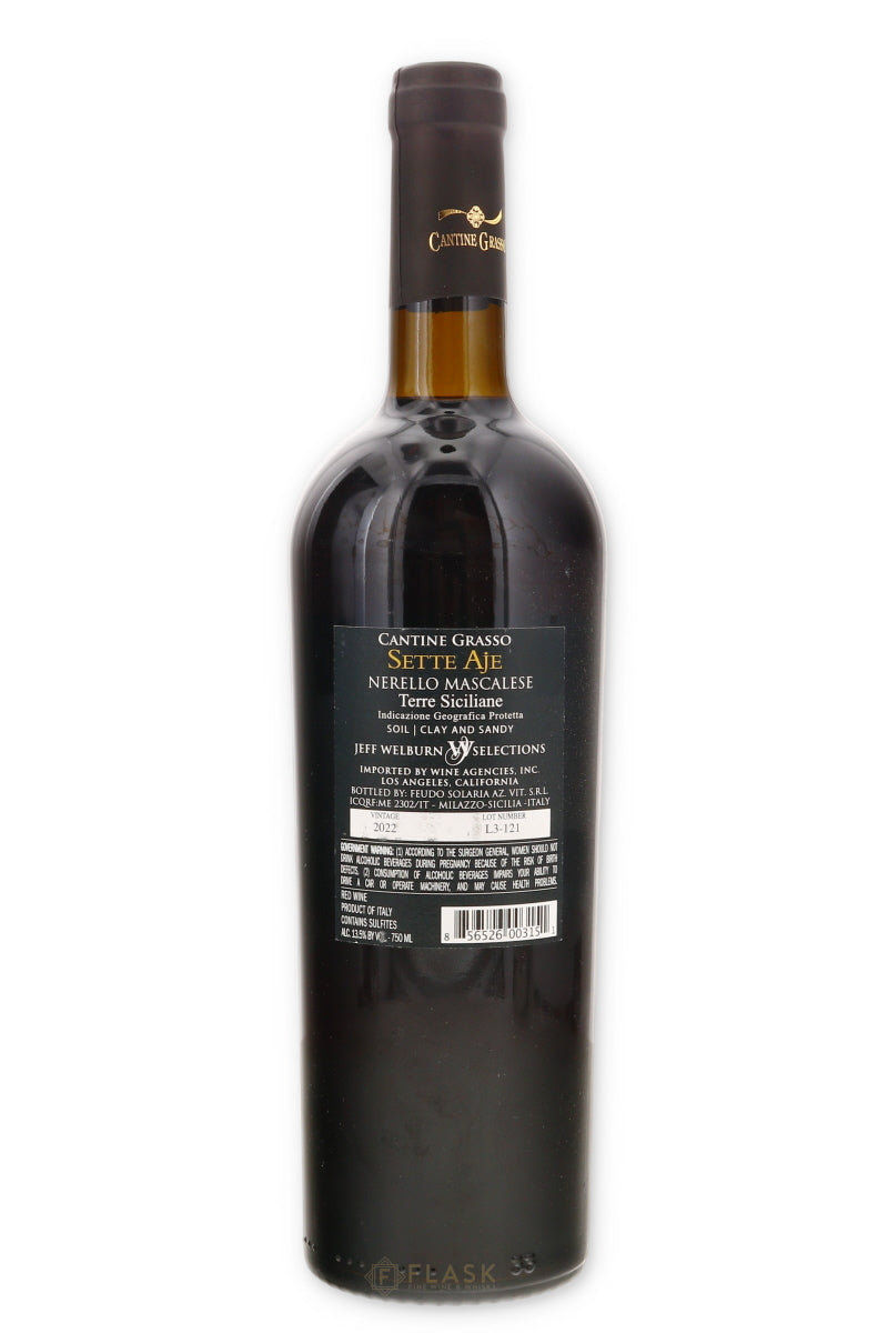 Cantine Grasso Sette Aje Nerello Mascalese 2022 | Flask Wines