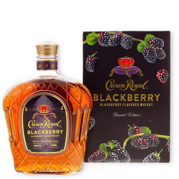 Crown Royal Blackberry Flavored Whisky Limited Edition - Flask Fine Wine & Whisky