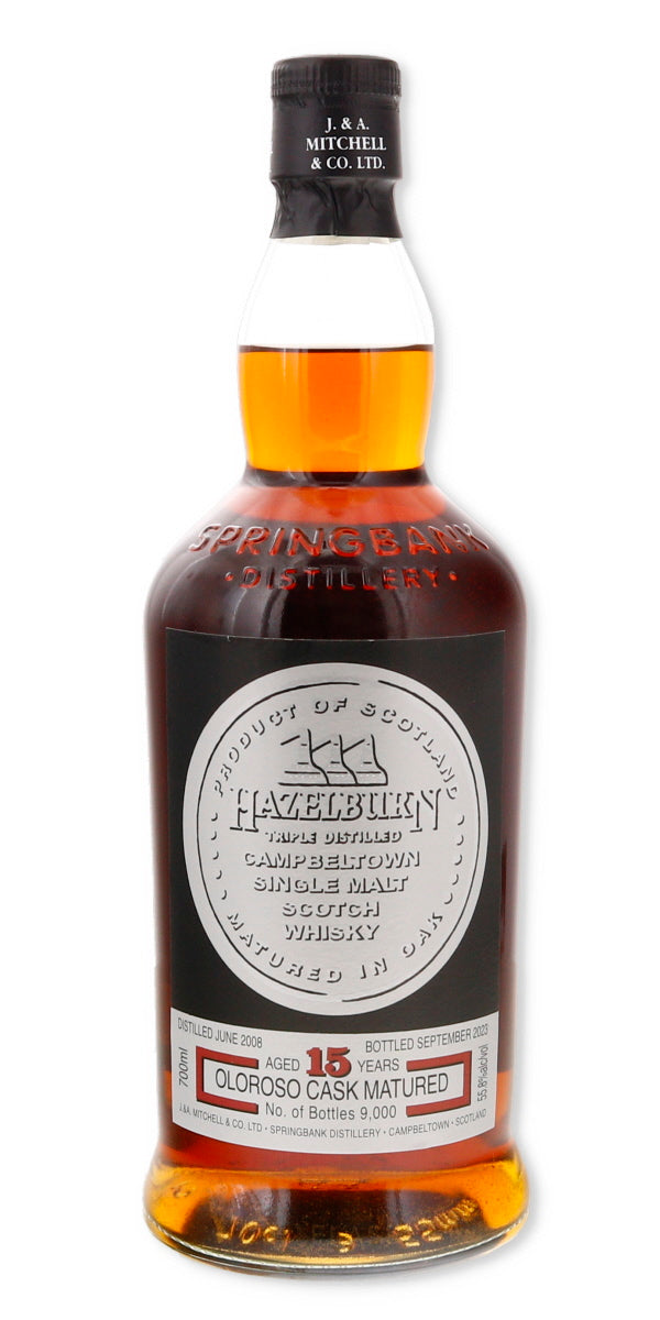 Hazelburn 15 Year Old Sherry Cask Matured Campbeltown Single Malt 116.6 proof - Flask Fine Wine & Whisky