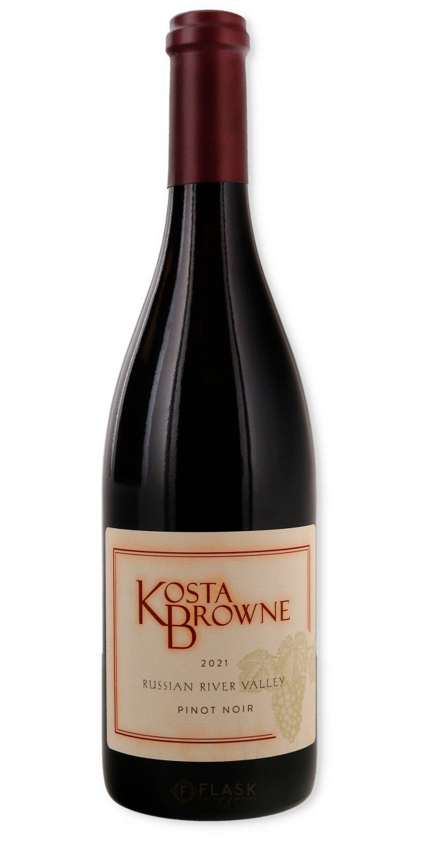 Kosta Brown Russian River Valley Pinot Noir 2021 (sodden label) - Flask Fine Wine & Whisky
