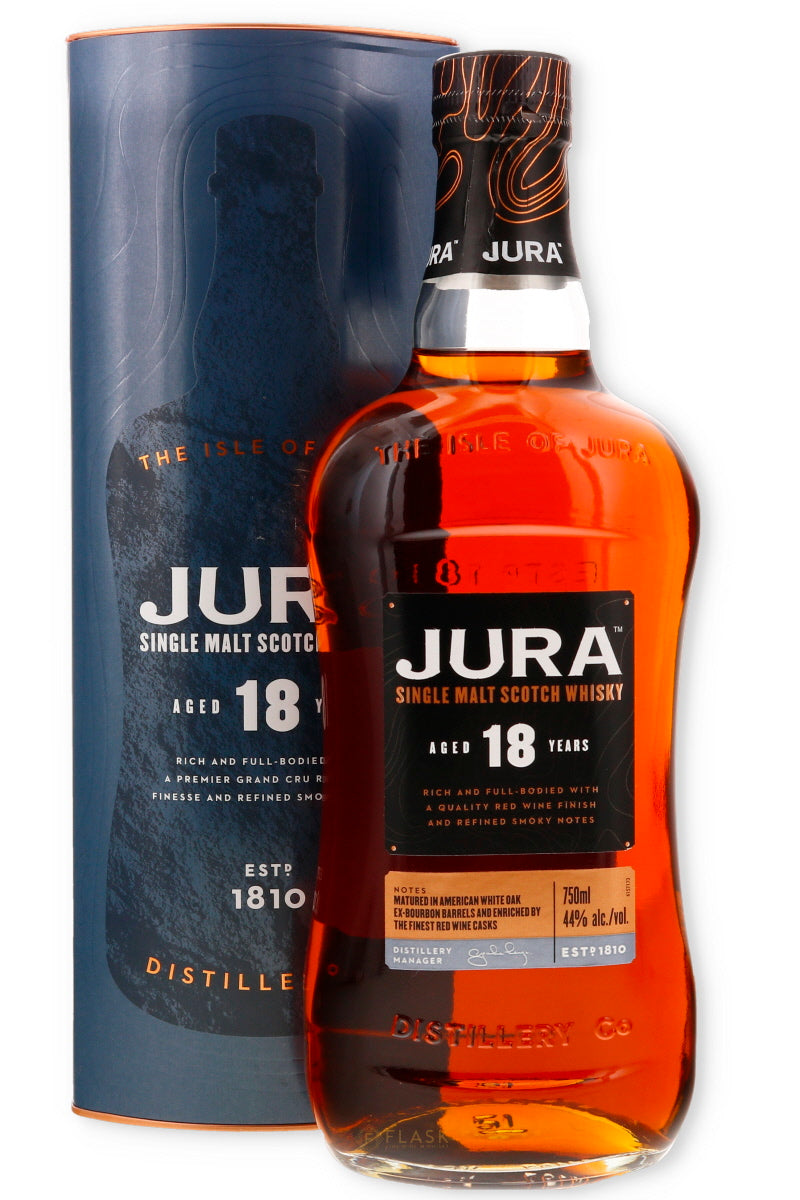 Jura 18 Year Old Single Malt Scotch 750ml - Flask Fine Wine & Whisky
