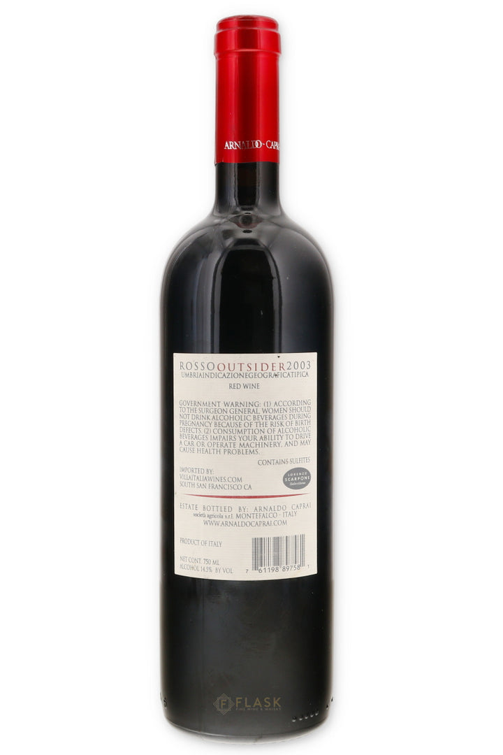 Arnaldo-Caprai Rosso Outsider Umbria 2003 750ml - Flask Fine Wine & Whisky