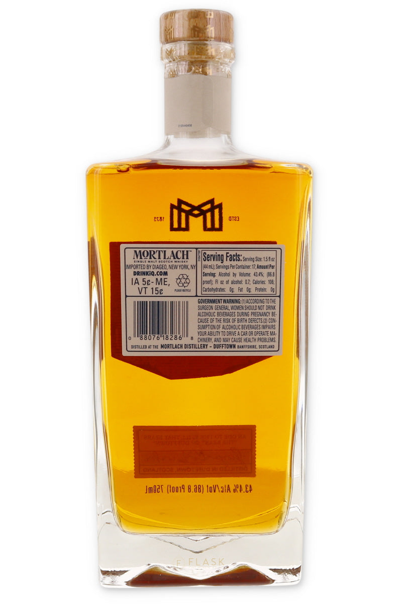 MORTLACH 12年 シングルモルトウイスキー Mortlach 12 Year Old Scotch 750ml - Flask