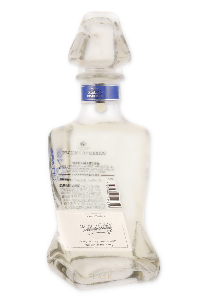Adictivo Plata Tequila 750ml - Flask Fine Wine & Whisky