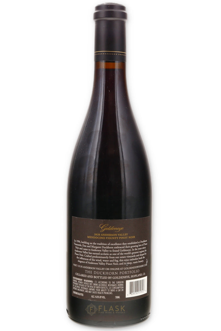 Goldeneye by Duckhorn Anderson Valley Pinot Noir 2020 750ml - Flask Fine Wine & Whisky