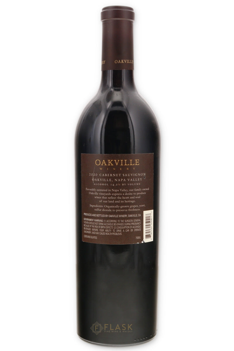 Oakville Winery, Oakville Napa Valley Estate Cabernet Sauvignon 2020 750ml - Flask Fine Wine & Whisky