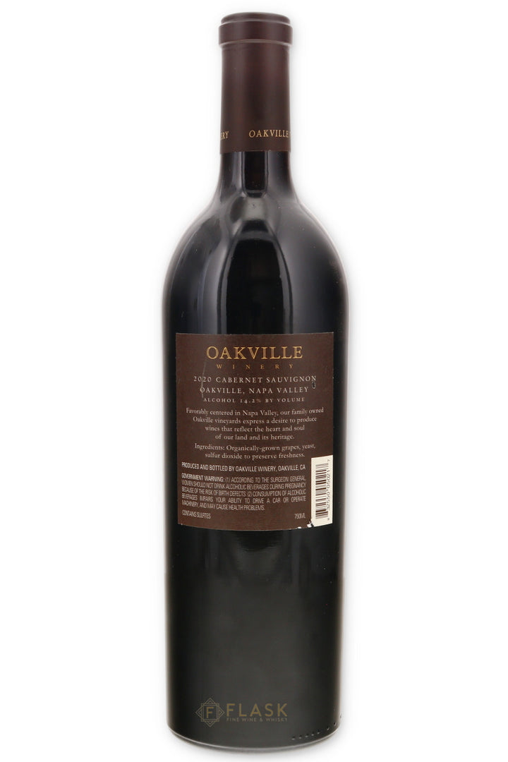 Oakville Winery, Oakville Napa Valley Estate Cabernet Sauvignon 2020 750ml - Flask Fine Wine & Whisky