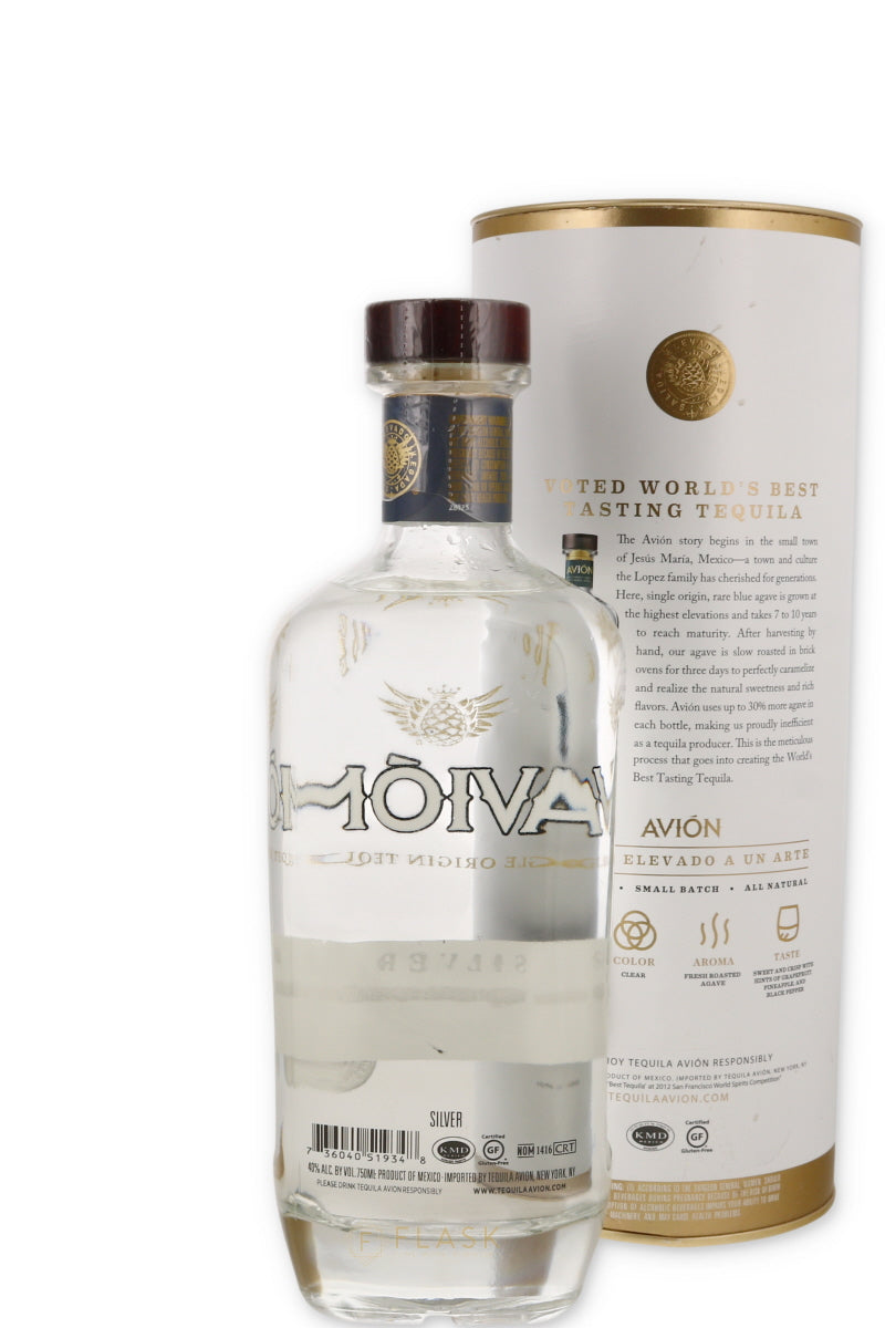 Avion Silver Tequila 750ml - Flask Fine Wine & Whisky