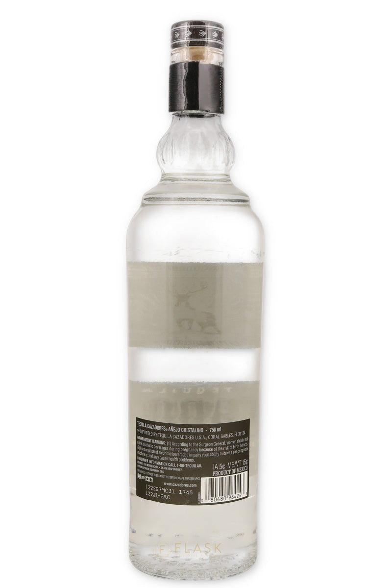 Cazadores Anejo Cristalino 750ml - Flask Fine Wine & Whisky