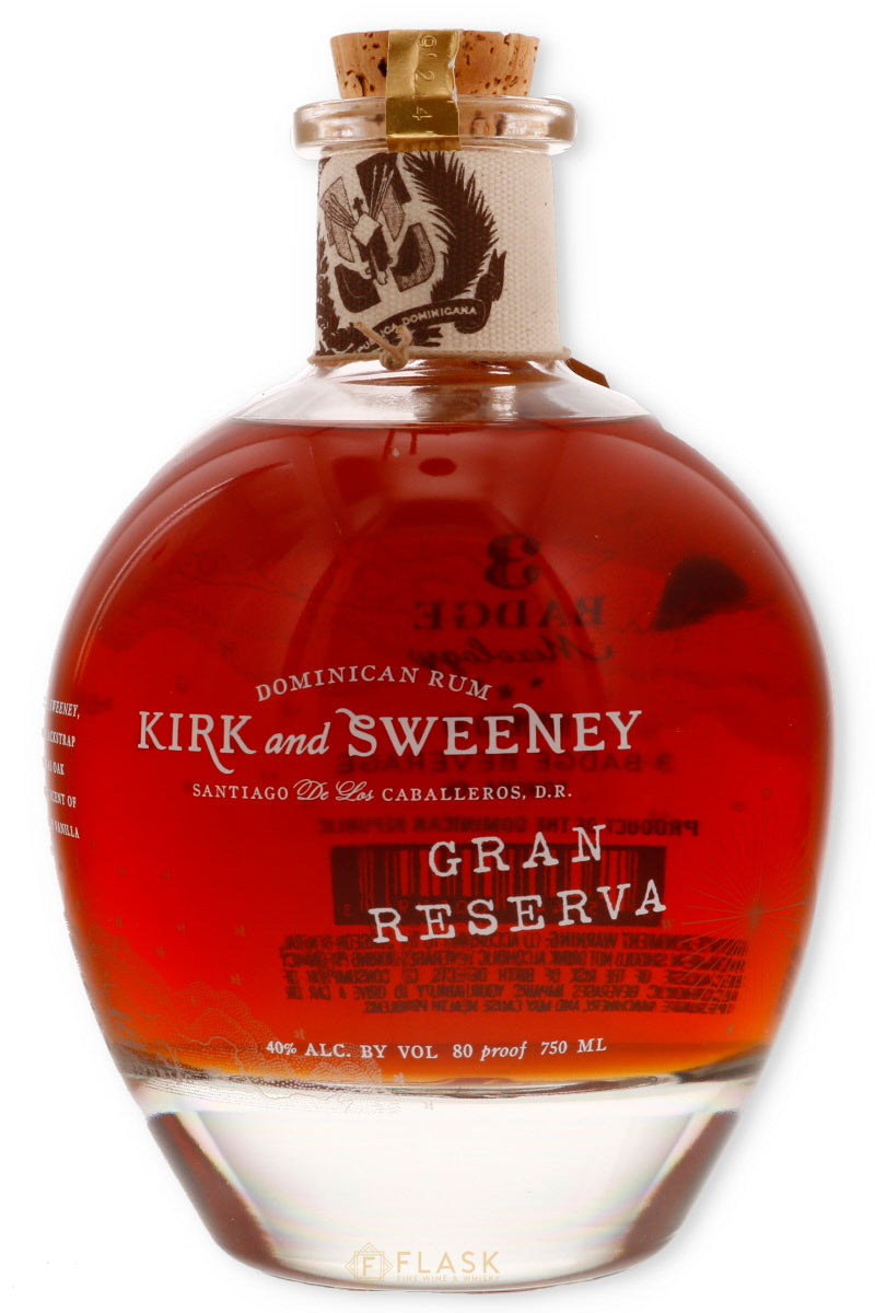 Kirk & Sweeney Gran Reserva Rum 750ml - Flask Fine Wine & Whisky