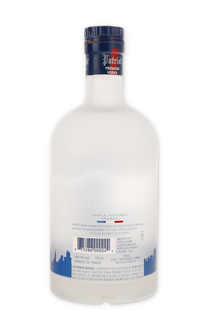Patriot Vodka 750ml | Flask Wines