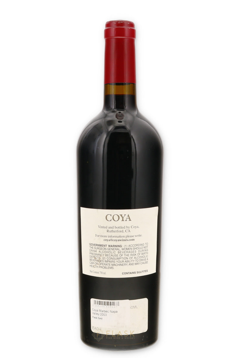 Coya Malbec Napa Valley 2003 - Flask Fine Wine & Whisky