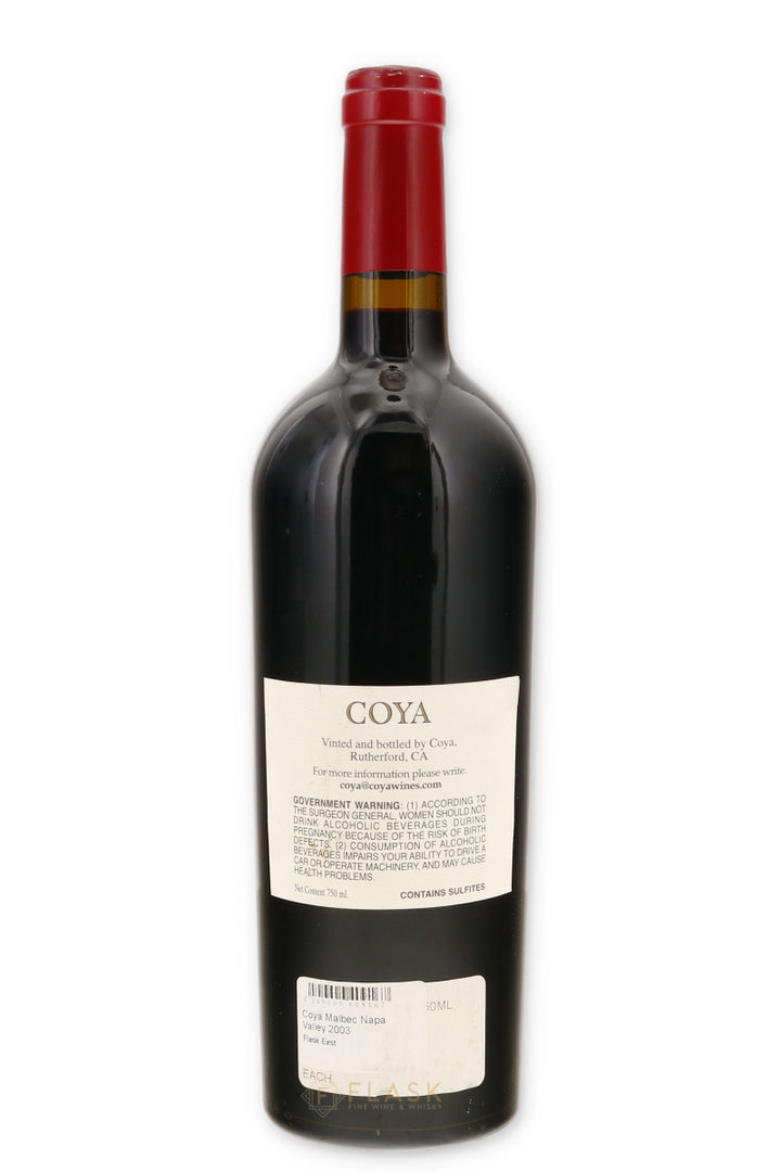 Coya Malbec Napa Valley 2003 - Flask Fine Wine & Whisky