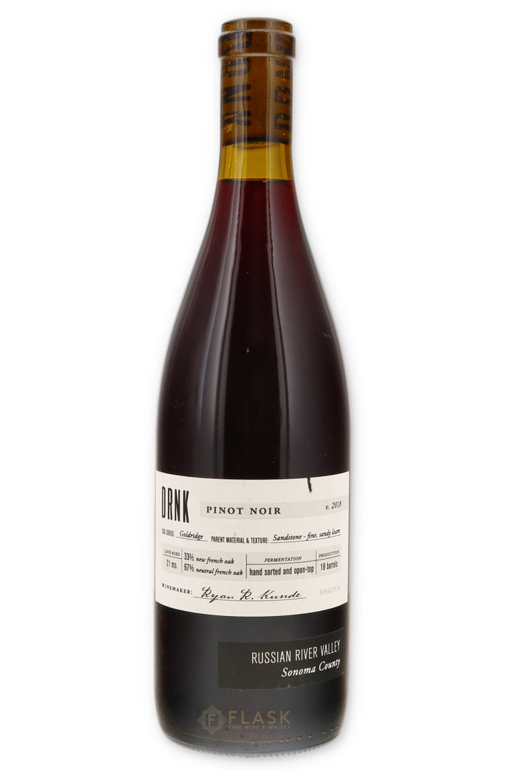 DRNK Pinot Noir Russian River 2018 - Flask Fine Wine & Whisky