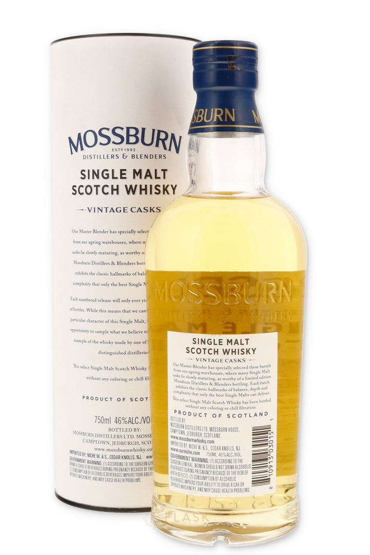 Mossburn Glen Spey Vintage Cask 10 Year Old Single Malt - Flask Fine Wine & Whisky